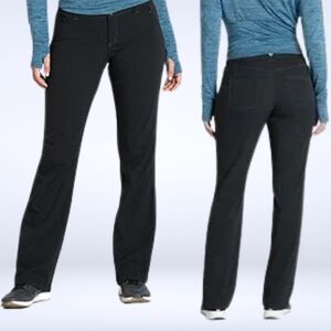 Kuhl Strattus Hiking Pants Relaxed Fit Breathable Black Women's Outdoor Size 12